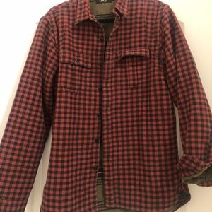 RRL plaid shirt jacket